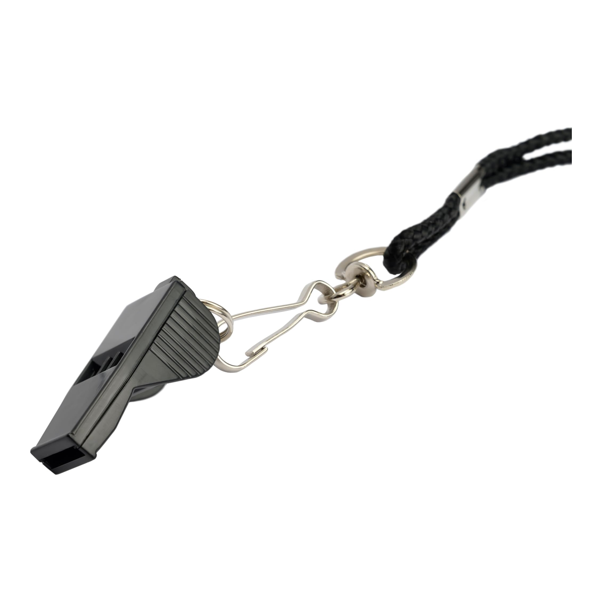 Tandem Sport Pea-Less Whistle and Lanyard, Black - Alternate View 1