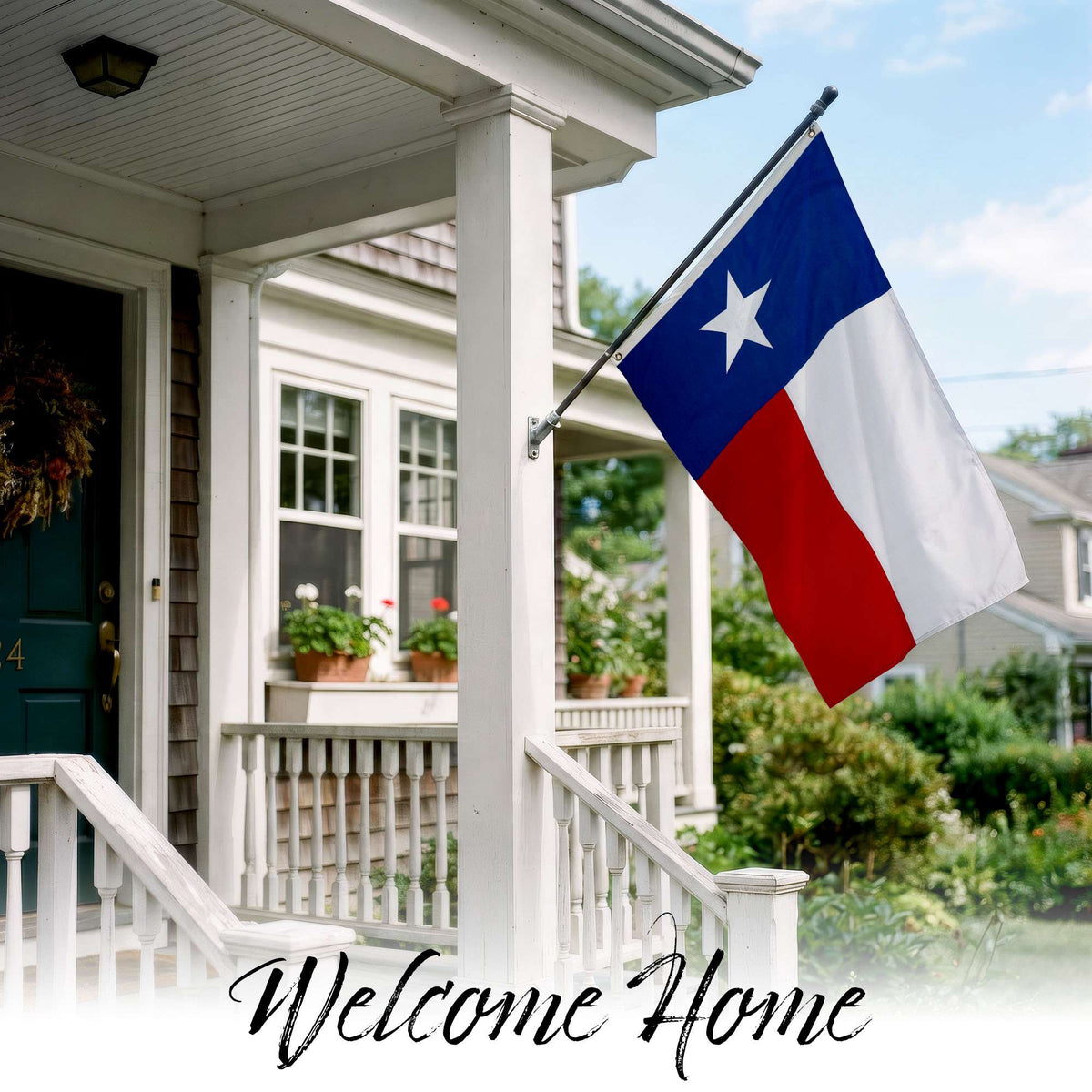 Texas State Flag 220GSM Embroidered Spun Polyester 3x5 Ft - View 8