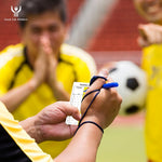 Soccer Referee Game Cards Pro | 50 Pack | Double Sided Thick Print Match Data Record Set