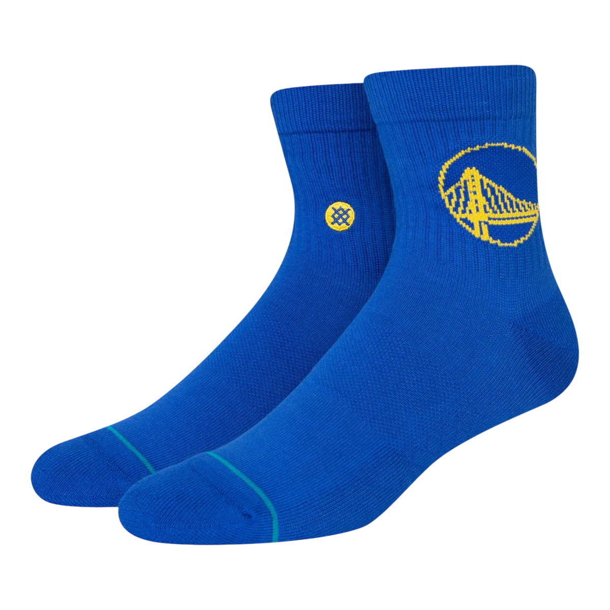 Stance Golden State Warriors Quarter Men's Ankle Socks — Royal Blue