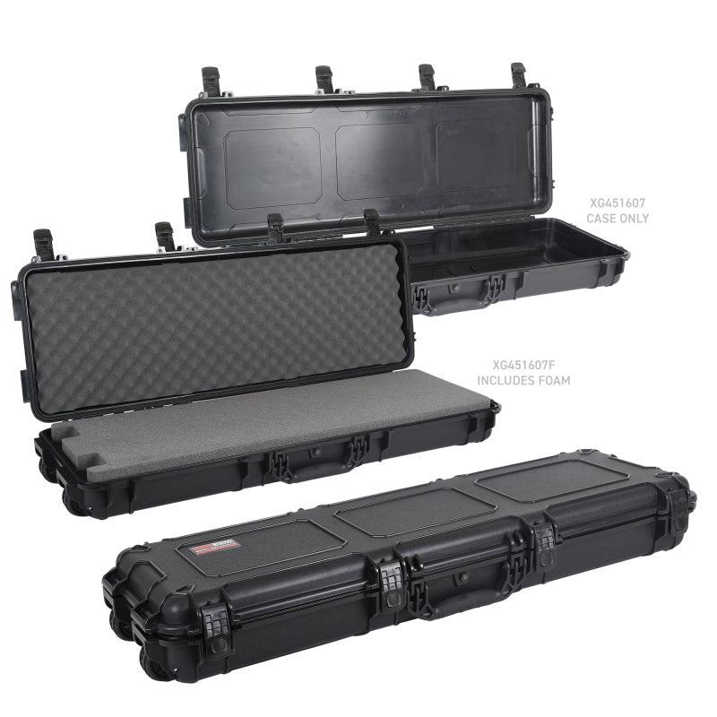 Go Rhino XVenture Gear Hard Case - Long 44in. / Lockable / IP67 / Automatic Air Valve - Tex. Black - View 12