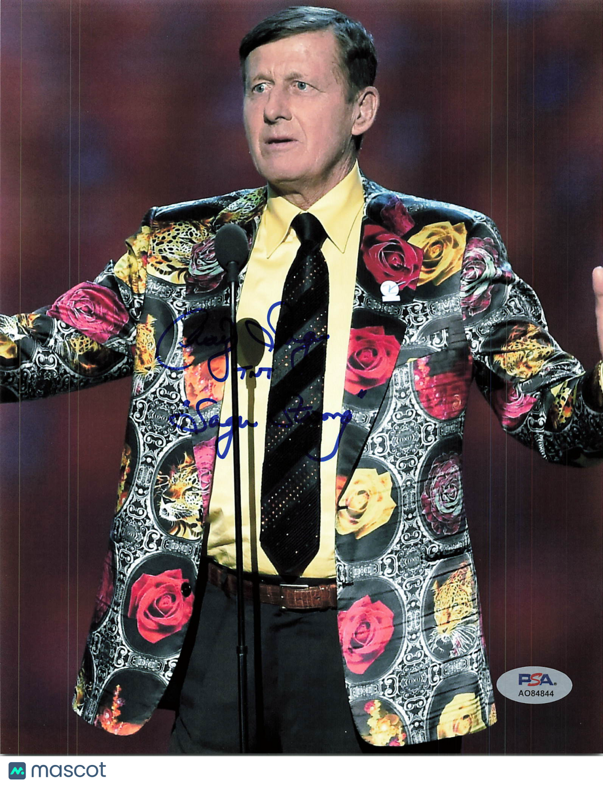 Craig Sager Signed 8x10 Photo PSA