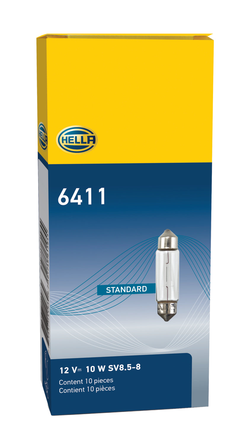 Hella Universal Clear 12V 10W 10x41mm T3.25 Bulb - View 2