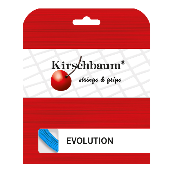 Kirschbaum Evolution Tennis String Set, 40 ft in 1.25mm / 17G - Front View