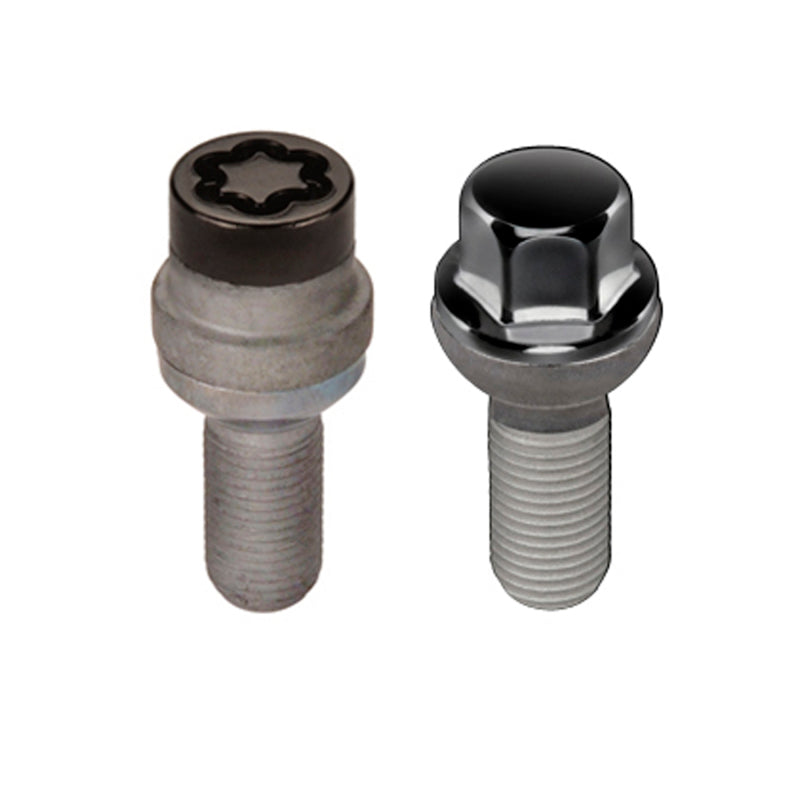McGard 5 Lug Hex Install Kit w/Locks (Radius Seat Bolt) M14X1.5 / 17mm Hex / 35.4mm Shank L. - Black - View 2
