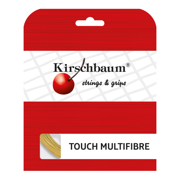 Kirschbaum Touch Multifibre Tennis String Set, 40 ft in 1.25mm / 17G - Front View