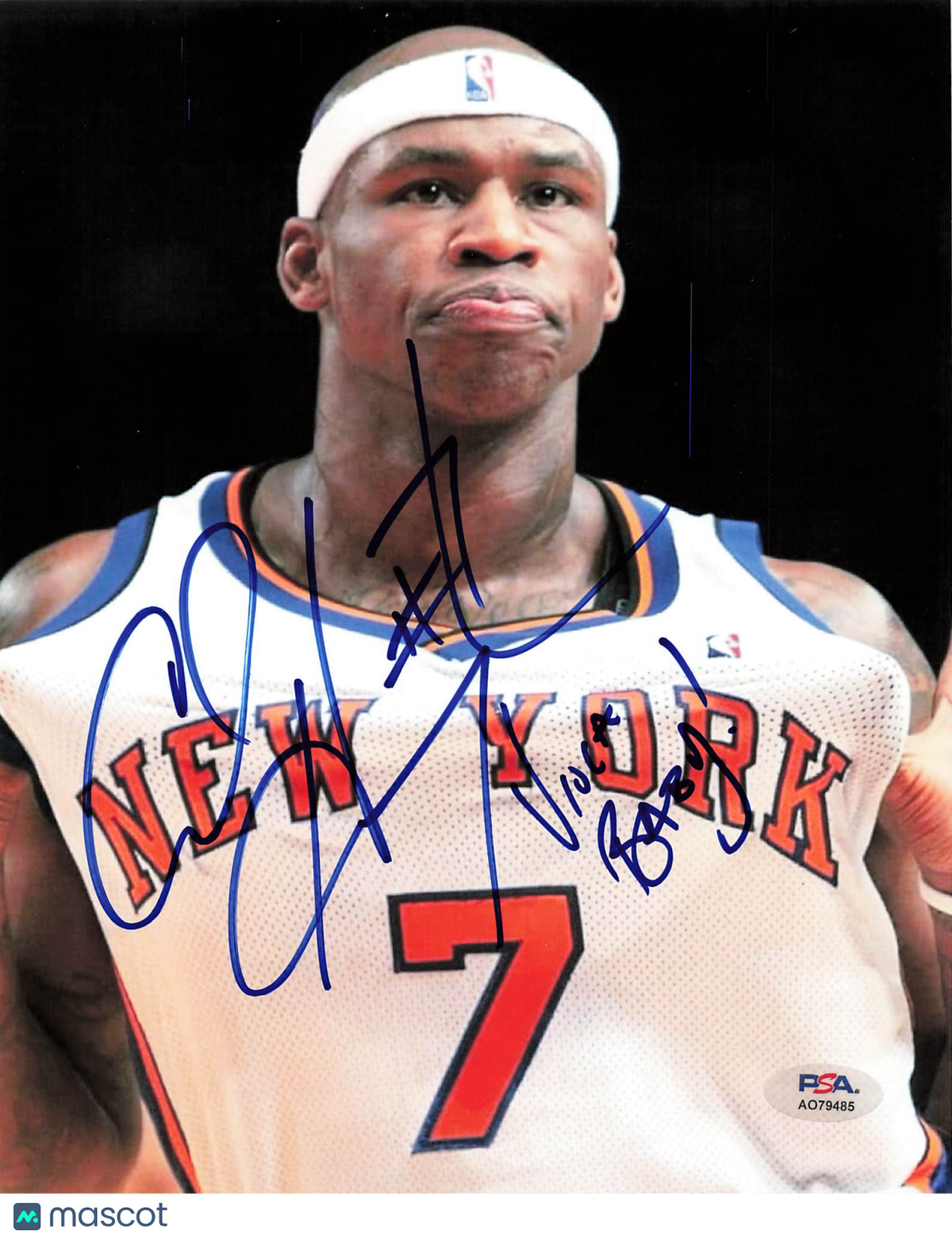 Al Harrington Signed 8x10 Photo PSA New York Knicks