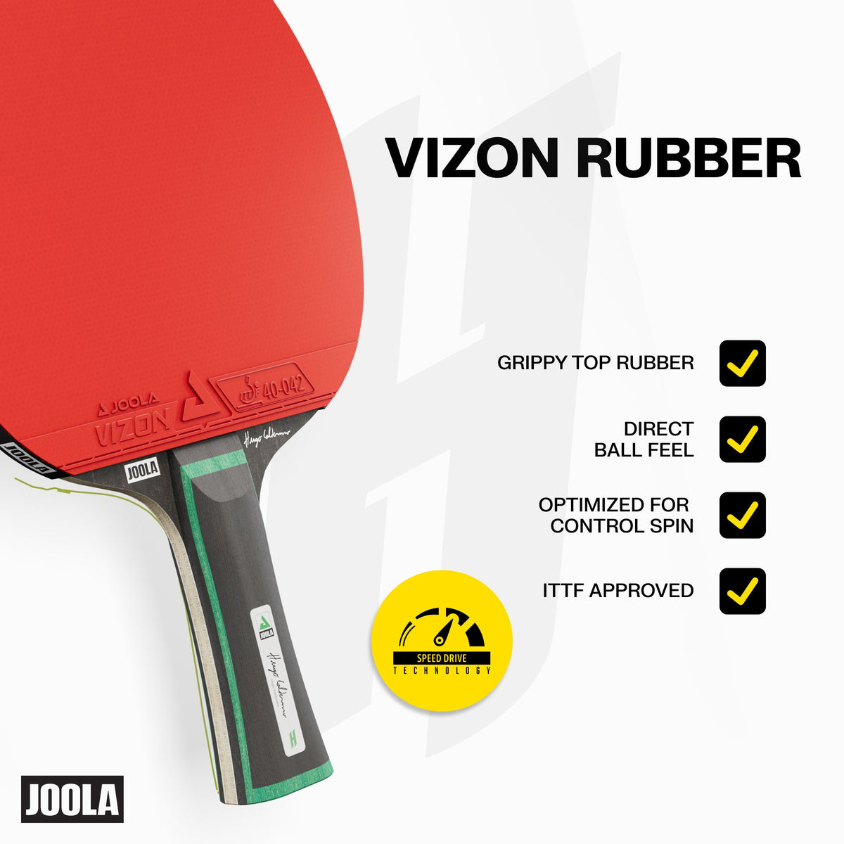 JOOLA Hugo Calderano Duo Pro Table Tennis Racket Set product image