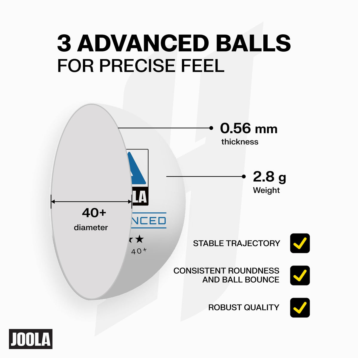 JOOLA Hugo Calderano Duo Pro Table Tennis Racket Set product image