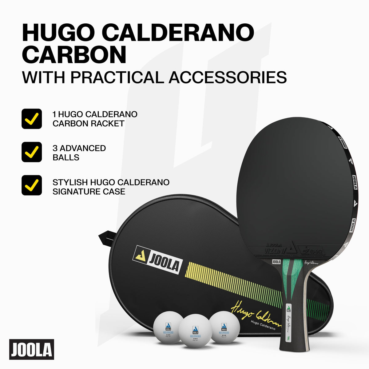 JOOLA Hugo Calderano Carbon Speed Table Tennis Set product image