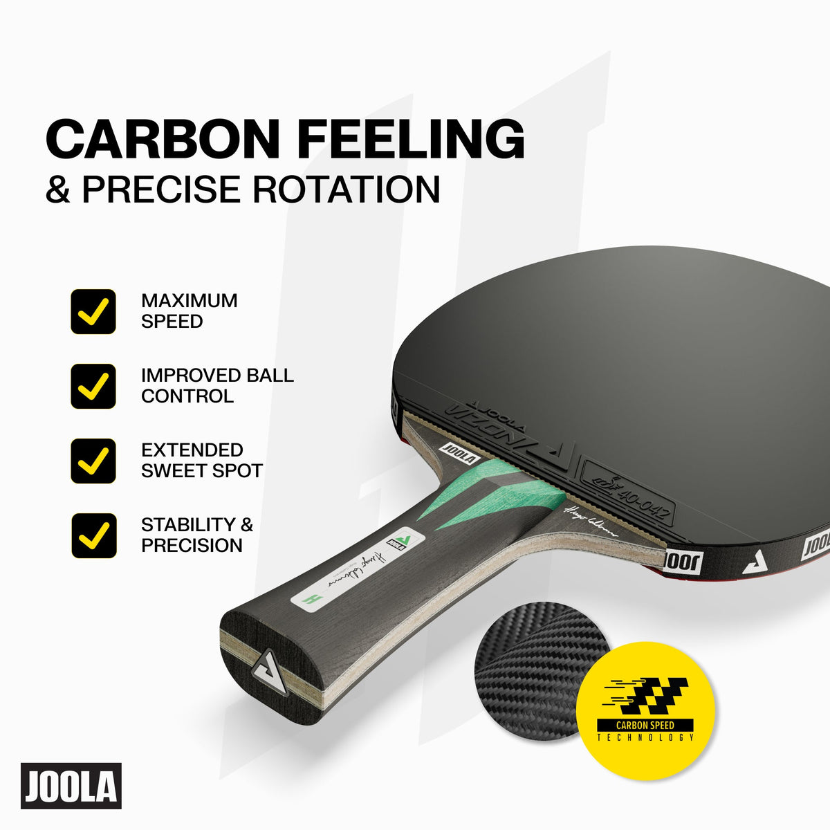 JOOLA Hugo Calderano Carbon Speed Table Tennis Set product image
