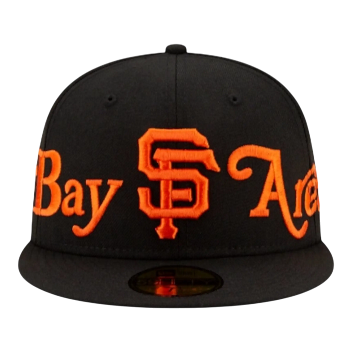 New Era 59FIFTY MLB San Francisco Giants City Nicknames Men's Fitted Hat — Black/Orange