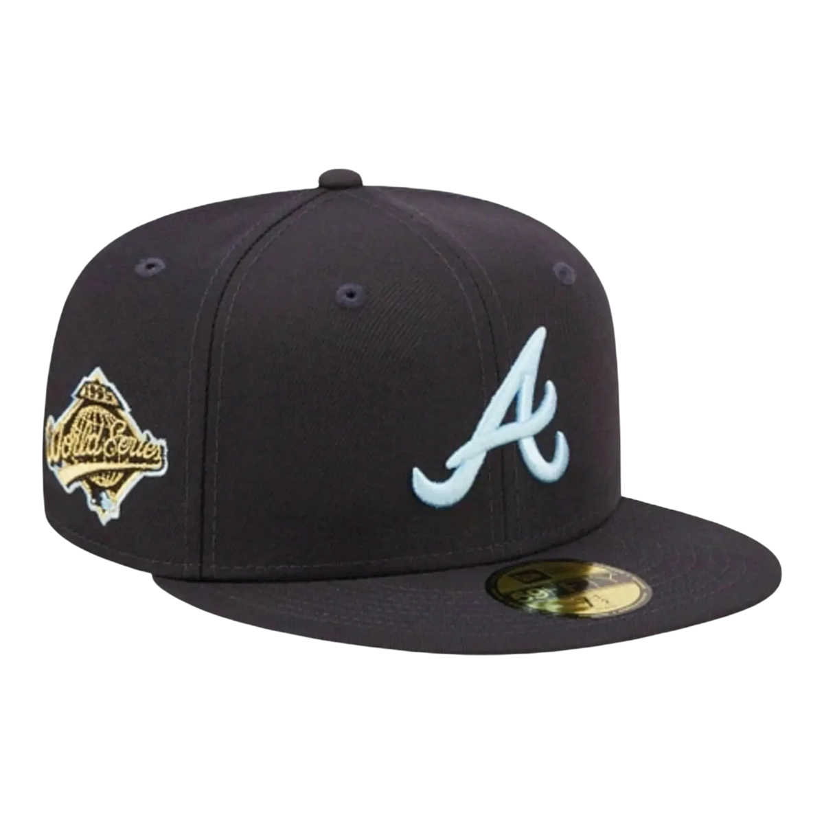 New Era Atlanta Braves 59FIFTY Cloud Under Men's Fitted Hat — Navy