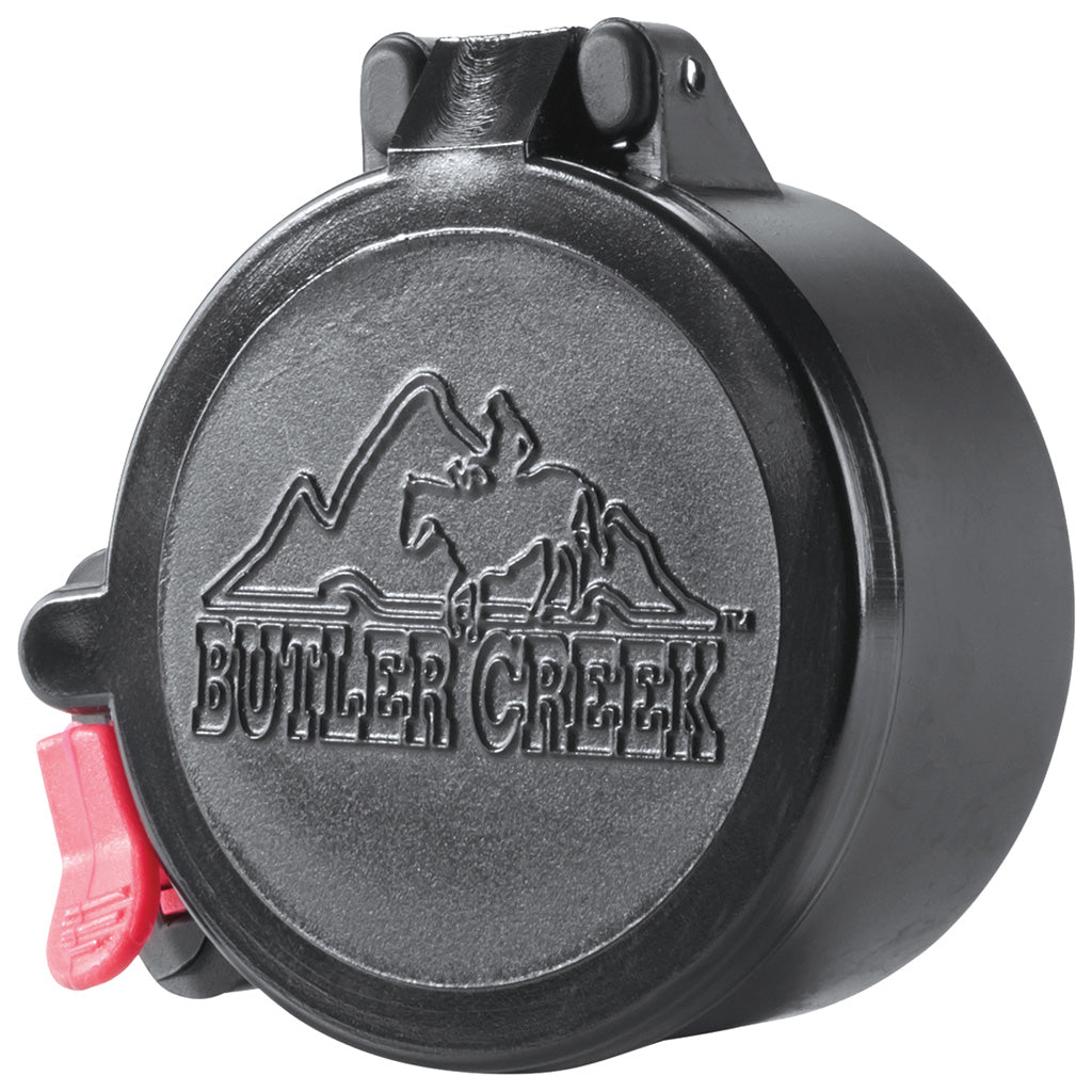 Butler Creek Flip-Open Scope Cover in Size 13 Eyepiece - Front View