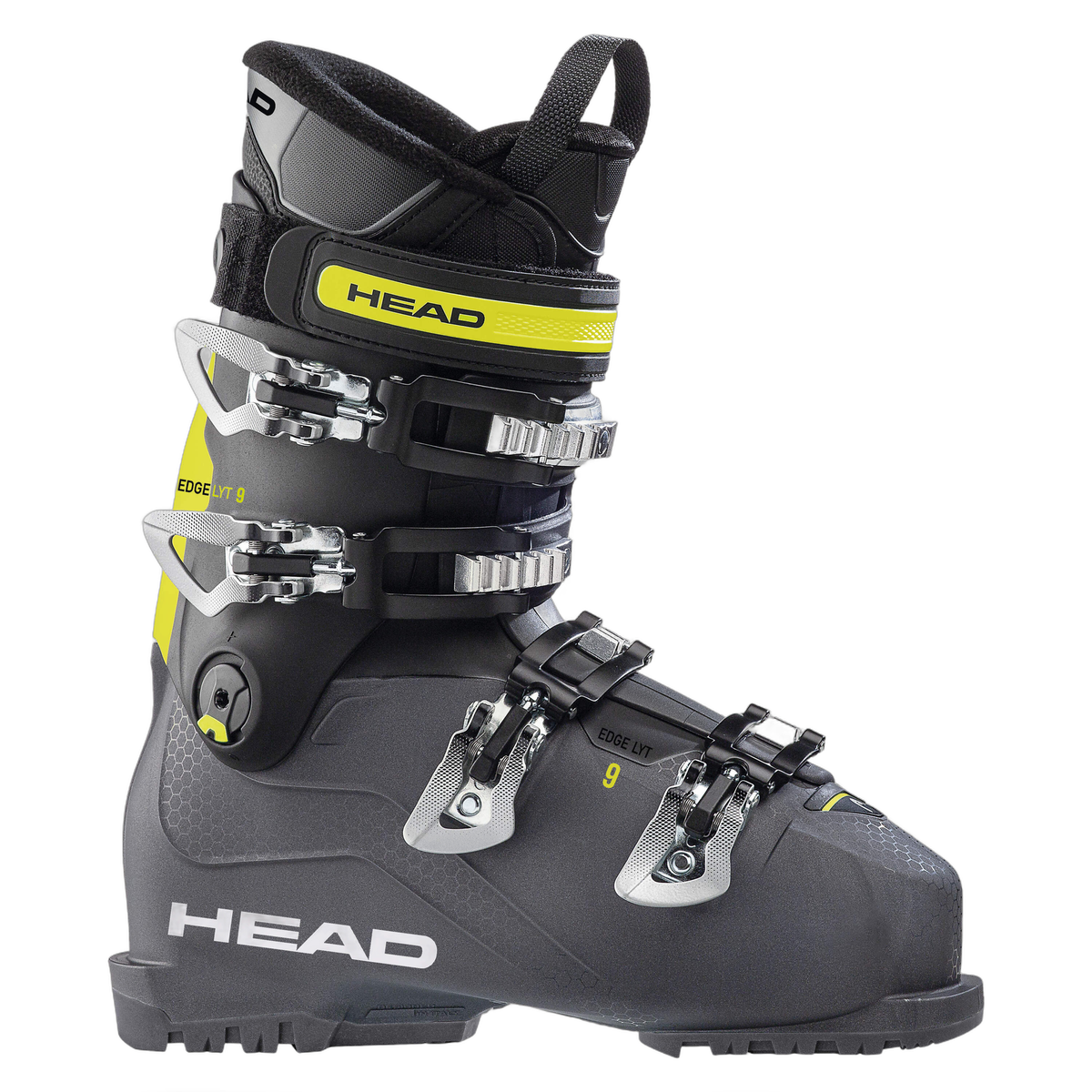 Head Edge LYT 9 R HV Anthracite/Yellow Ski Boots - official product view