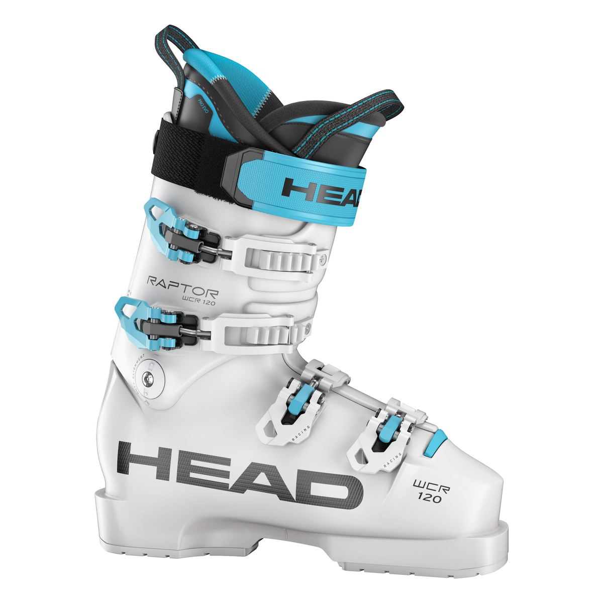 Head Raptor WCR 120 Pv White Ski Boots - official product view