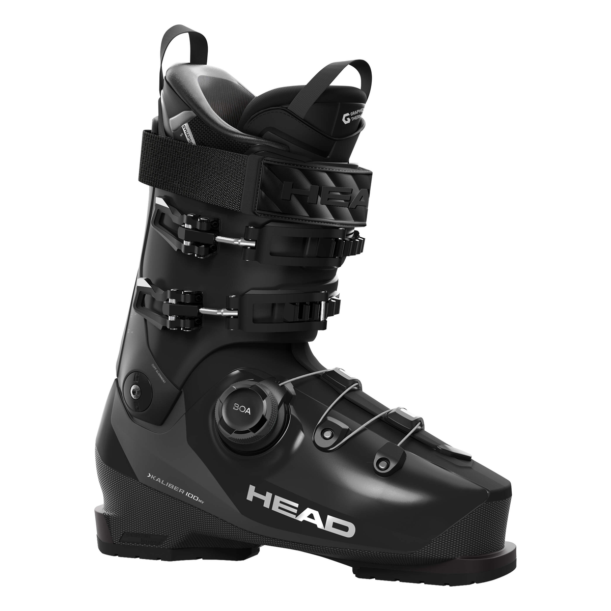 Head Kaliber 100 MV BOA Black Ski Boots - official product view