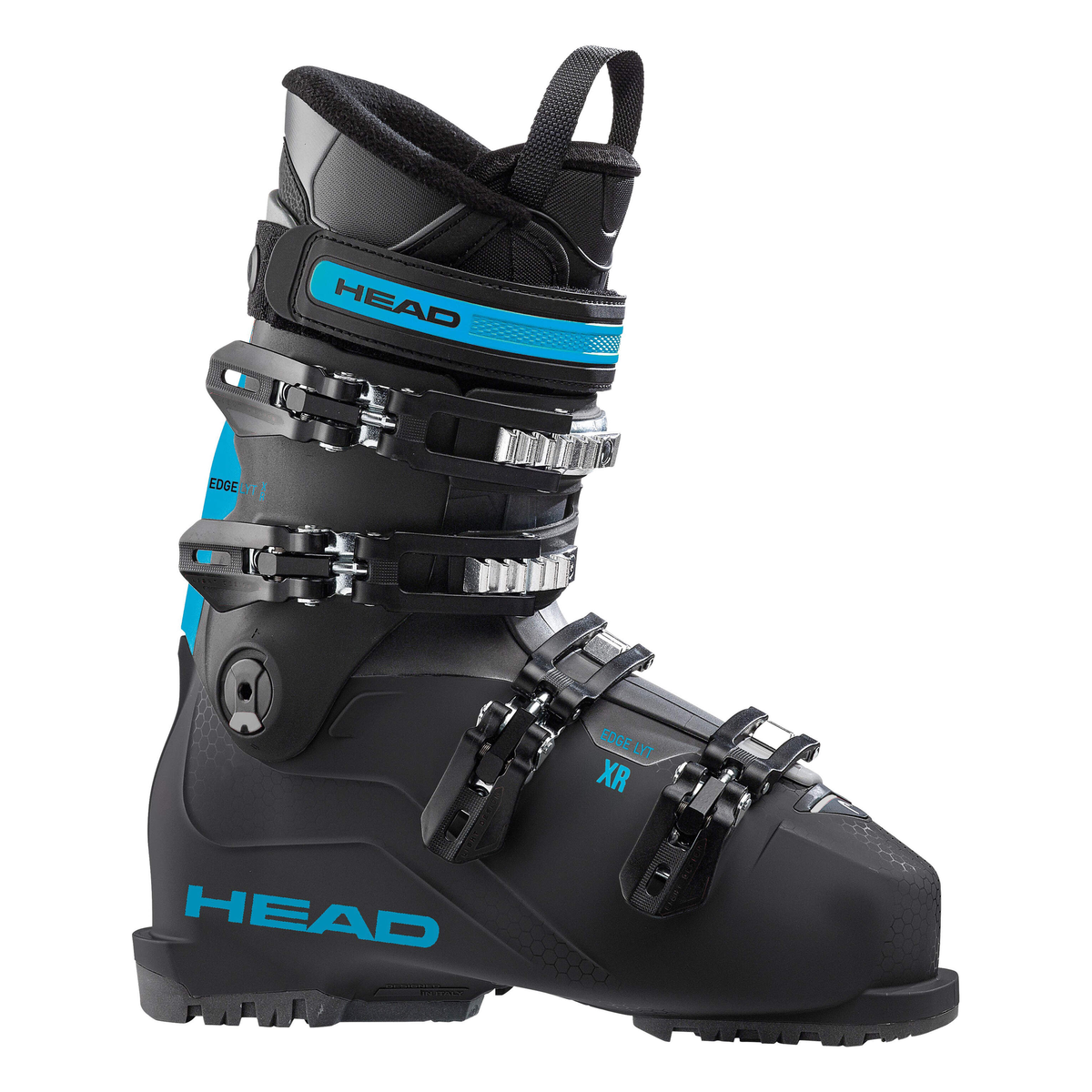 Head Edge LYT Xr R HV Black/Speedblue Ski Boots - official product view