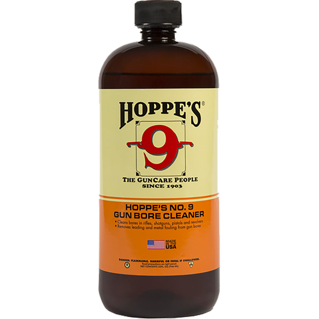 Hoppe's Hoppes No. 9 Gun Bore Cleaner in Quart Bottle - Front View