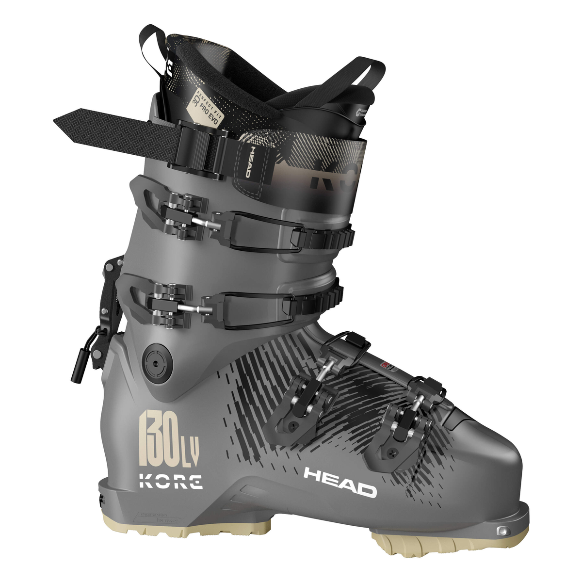 Head Kore 130 LV GW Anthracite-Sand Ski Boots - official product view