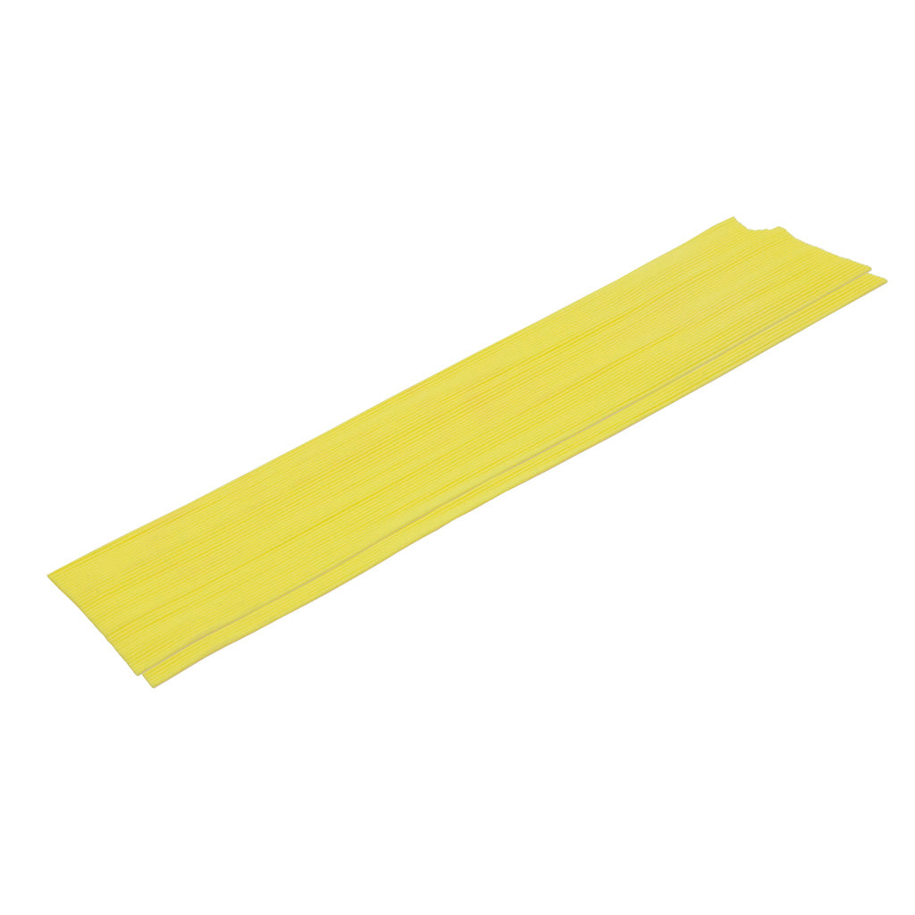 October Mountain String Silencers in Flo Yellow 2 pk. - Front View