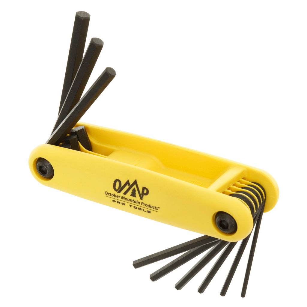 October Mountain Pro Shop Hex Wrench Set in 5/64 - 1/4 in. - Front View