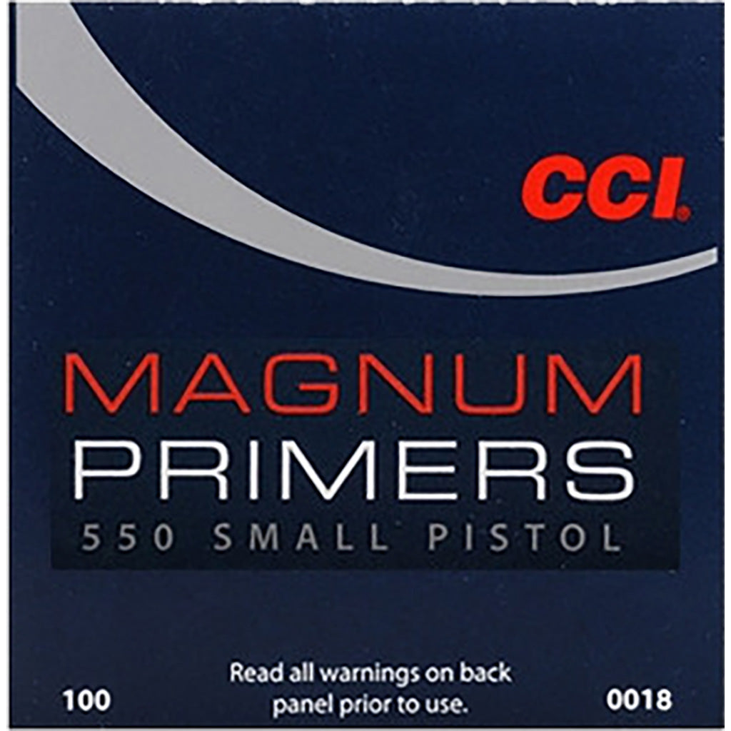 CCI Pistol Primers in 550 Magnum Small 1000 ct. HAZ - Front View