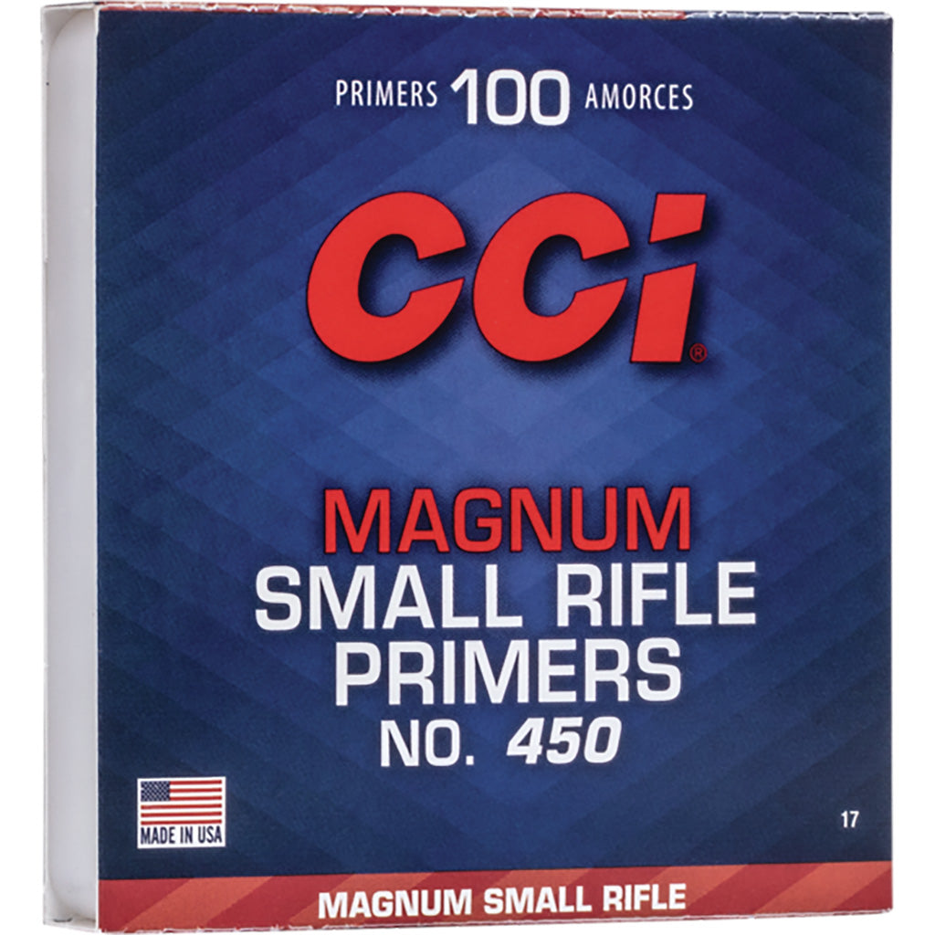 CCI Rifle Primers in 450 Magnum Small 1000 ct. HAZ - Front View
