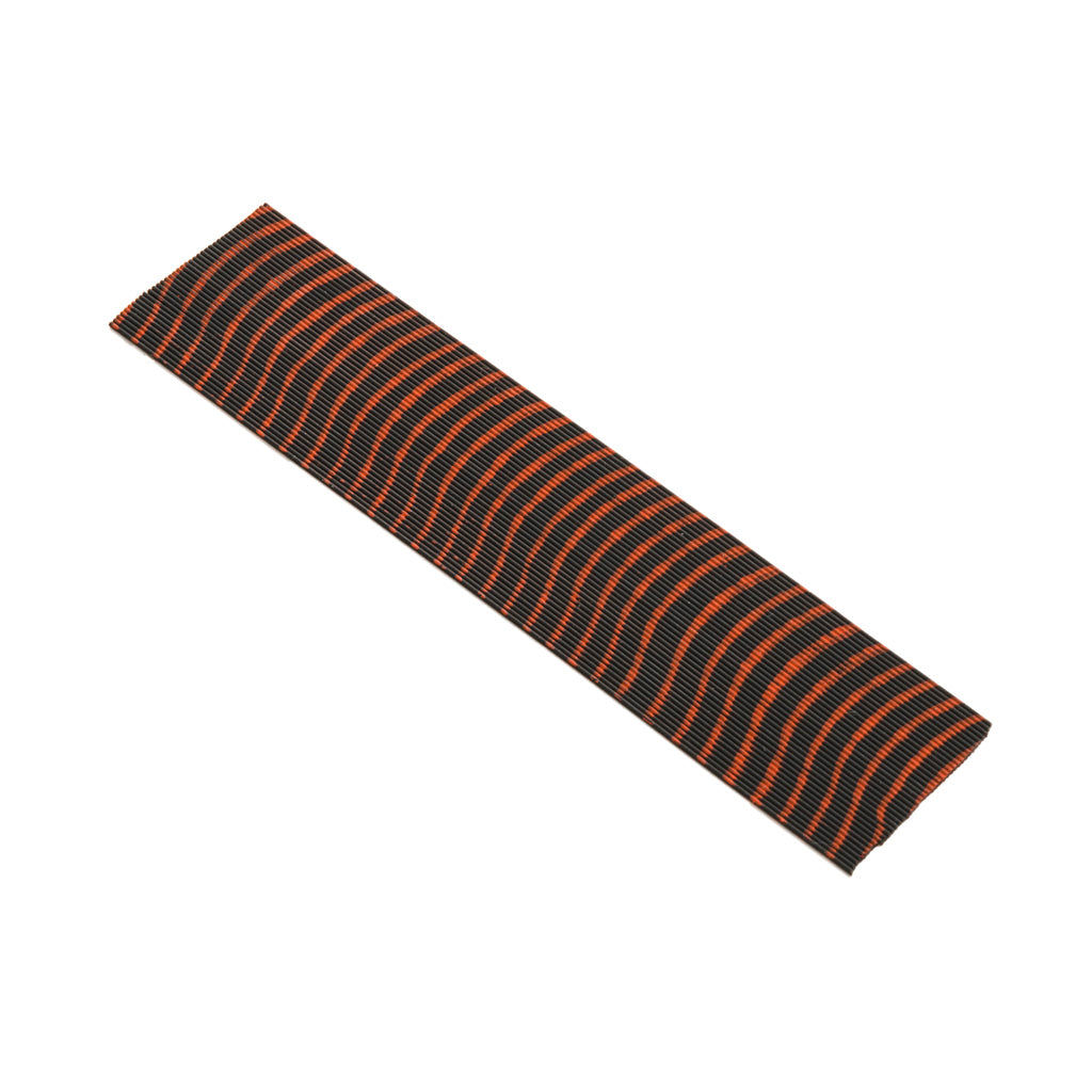 October Mountain VIBE String Silencers in Black/Red 2 pk. - Front View