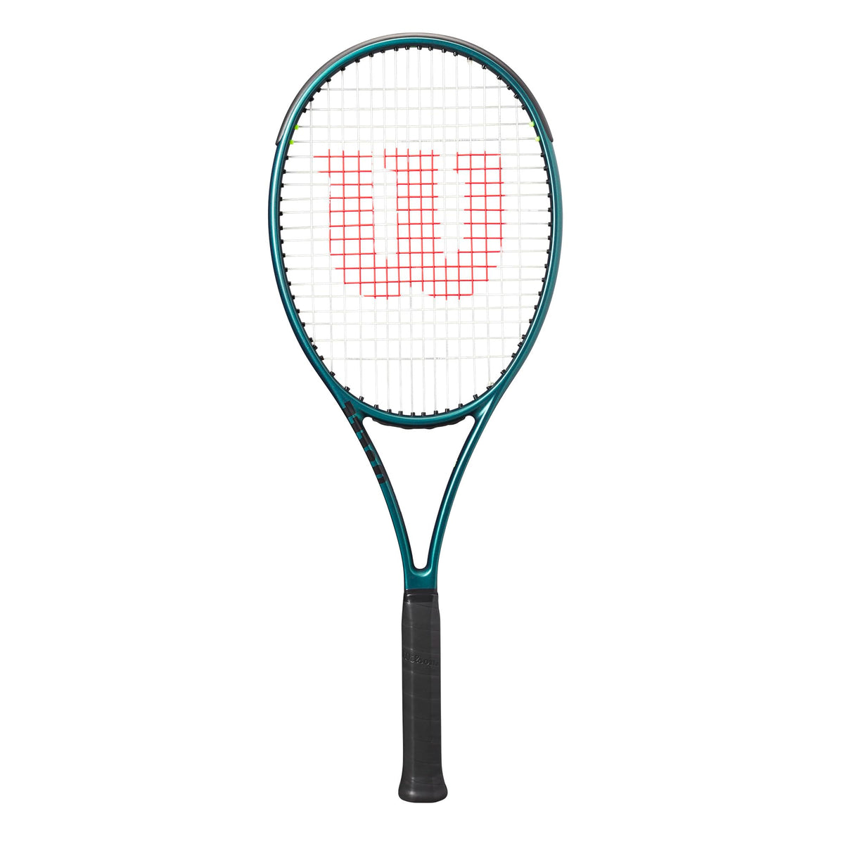 Wilson Blade 98 16x19 V9 Tennis Racket, Unstrung in Emerald Green - alternate view 1