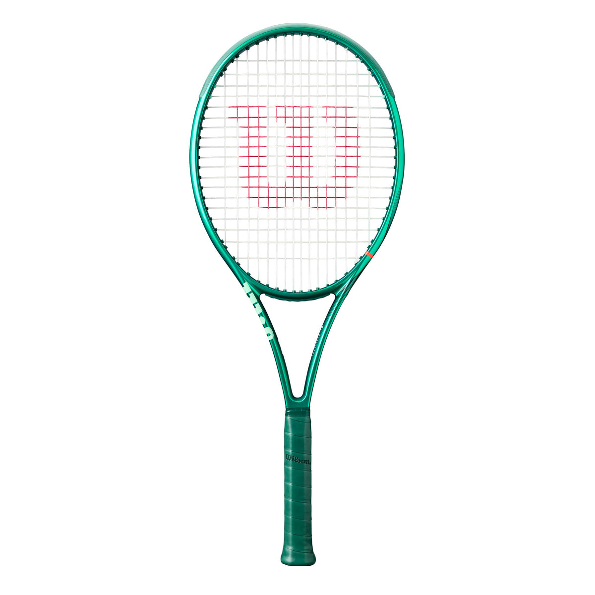 Wilson Blade 100L V10 Tennis Racket, Unstrung in Championship Green - main view