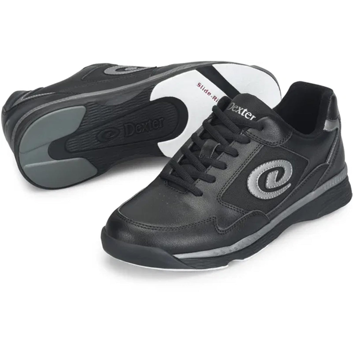 Dexter Men's Ricky V Bowling Shoes Black/Alloy - Medium Width - view 2