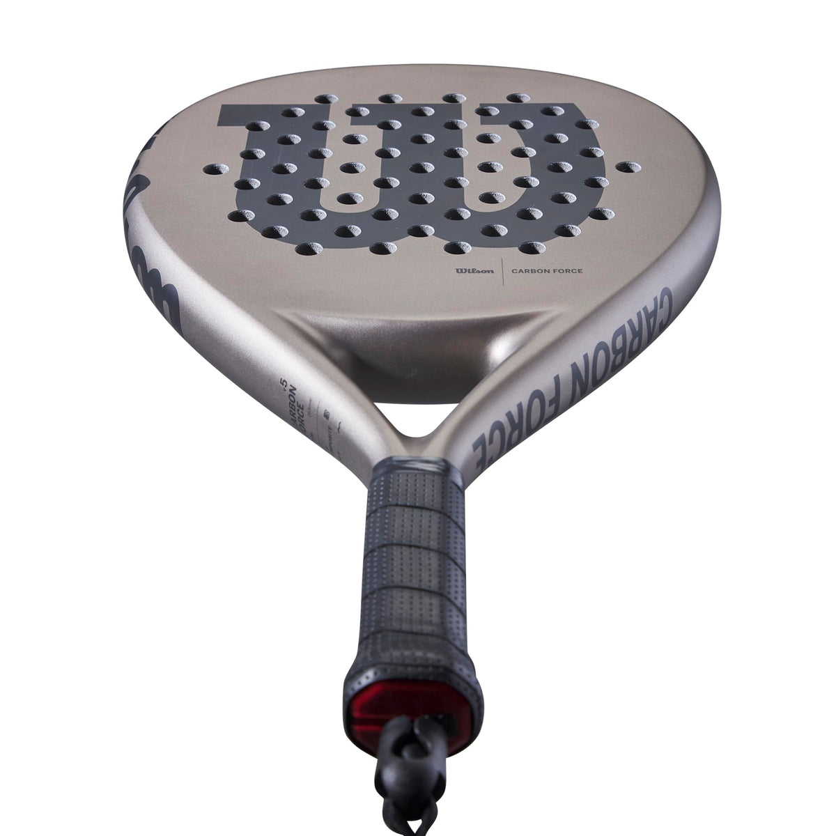 Wilson Carbon Force Pro Padel Racket, Grey/Black - alternate view 3