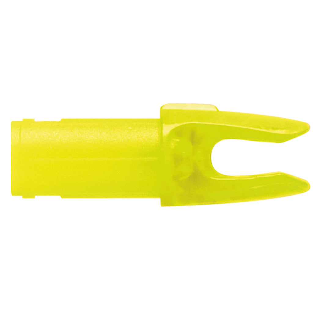 Easton 6.5mm MicroLite Super Nocks in Yellow - Front View