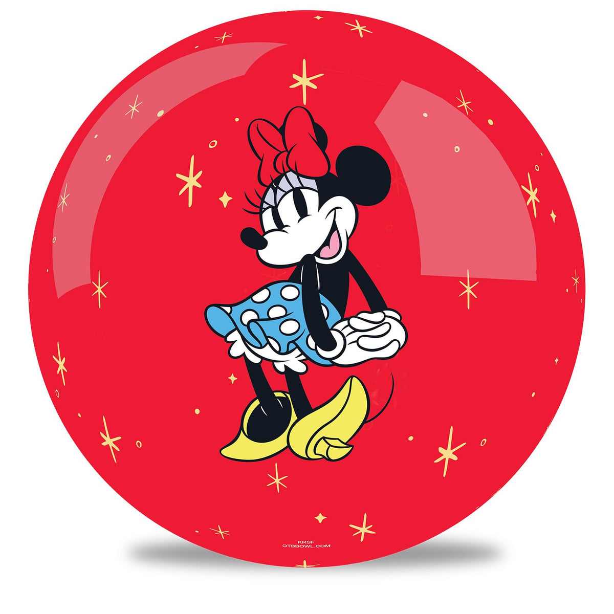 KR Strikeforce Disney Mickey & Friends Undrilled Minnie Mouse Bowling Ball (6, Pounds) - view 2