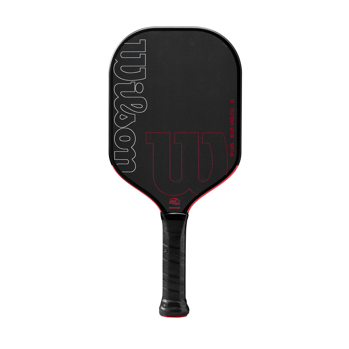 Wilson Blaze Edgeless 13 Pickleball Paddle, Black/Red - main view