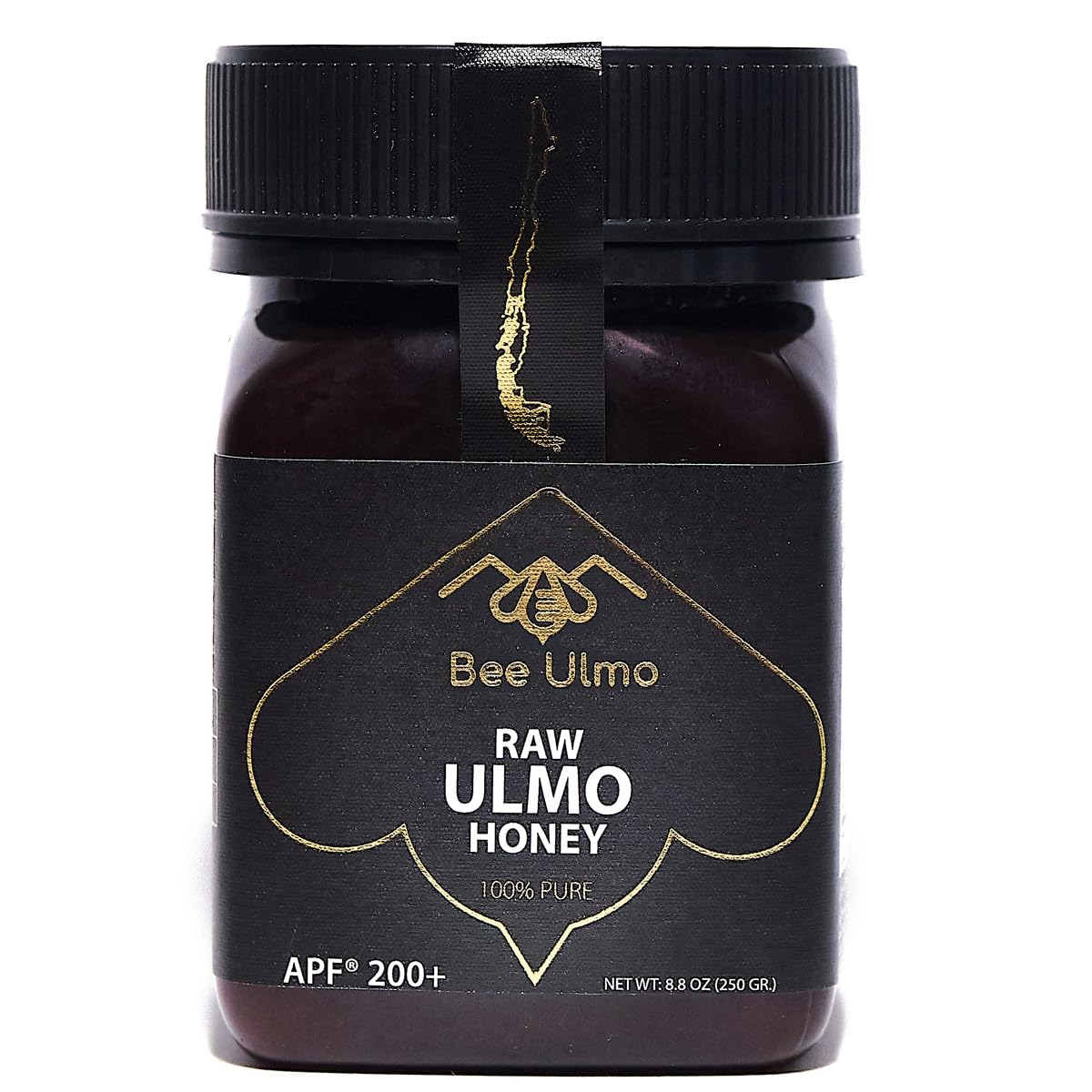 Bee Ulmo Raw Honey AFP 200, 8.8 oz (Case of 12)