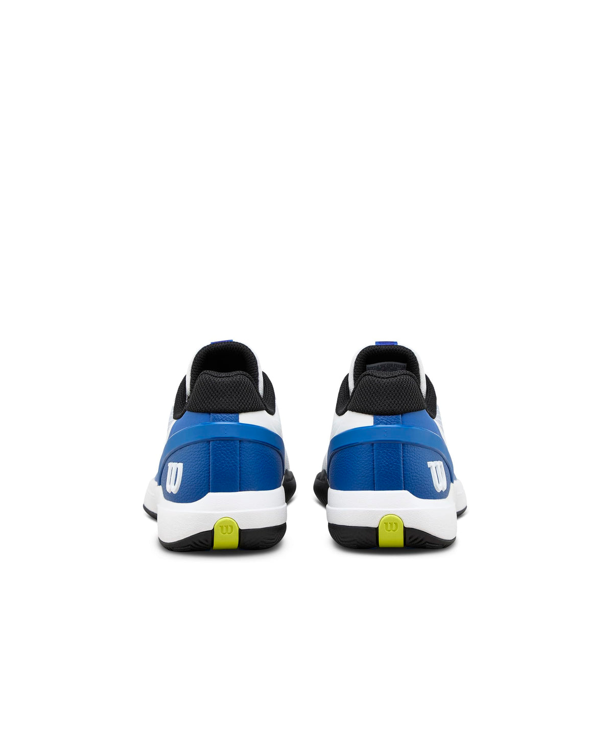 Wilson Rush Pro 5 Junior Tennis Shoes, White/Deja Vu Blue/Safety Yellow - alternate view 2
