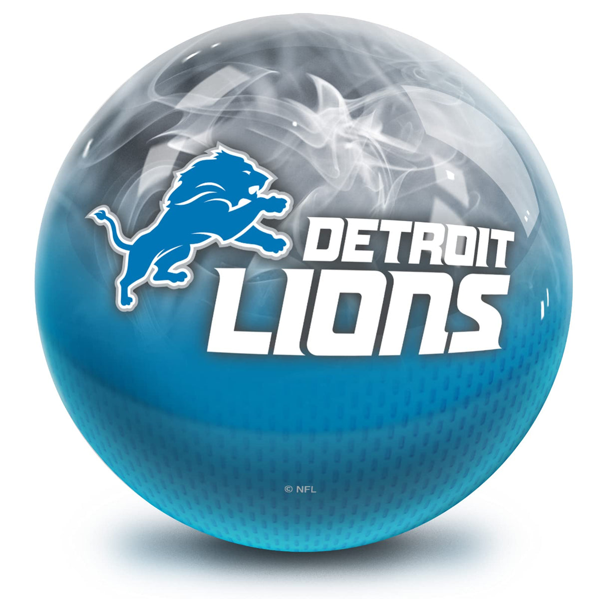 On The Ball Bowling NFL Detroit Lions Marble Undrilled Bowling Ball (On Fire) - view 1