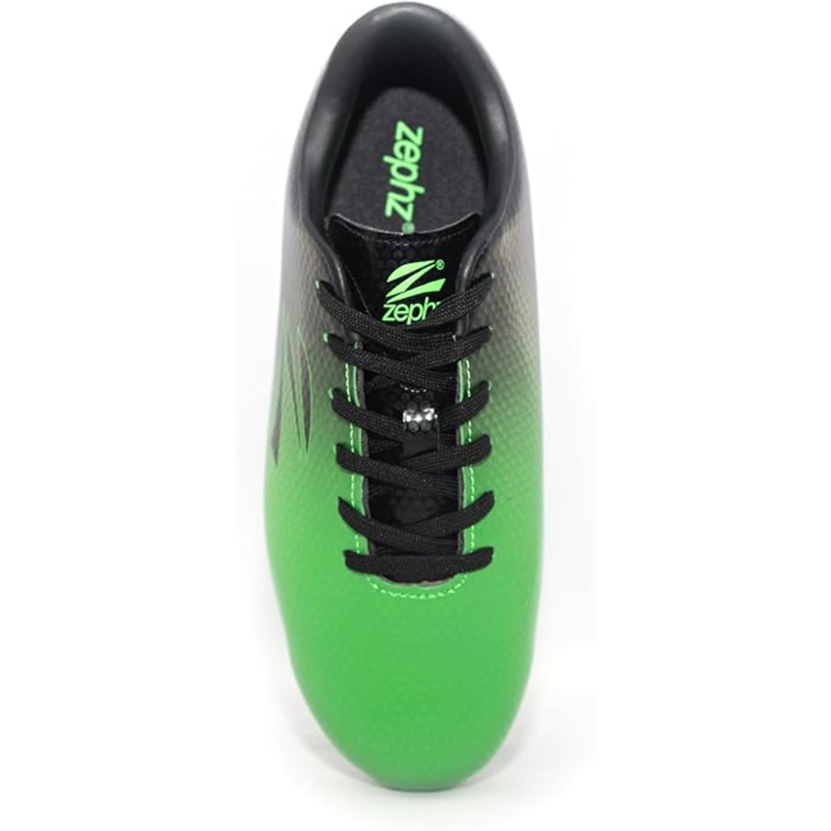 Zephz Wide Traxx Lime Green/Black Soccer Cleat