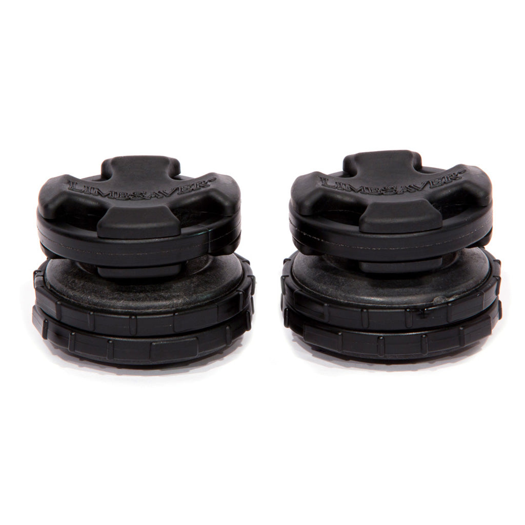 Limbsaver Broadband Dampeners in Split Limb Black 2 pk. - Front View