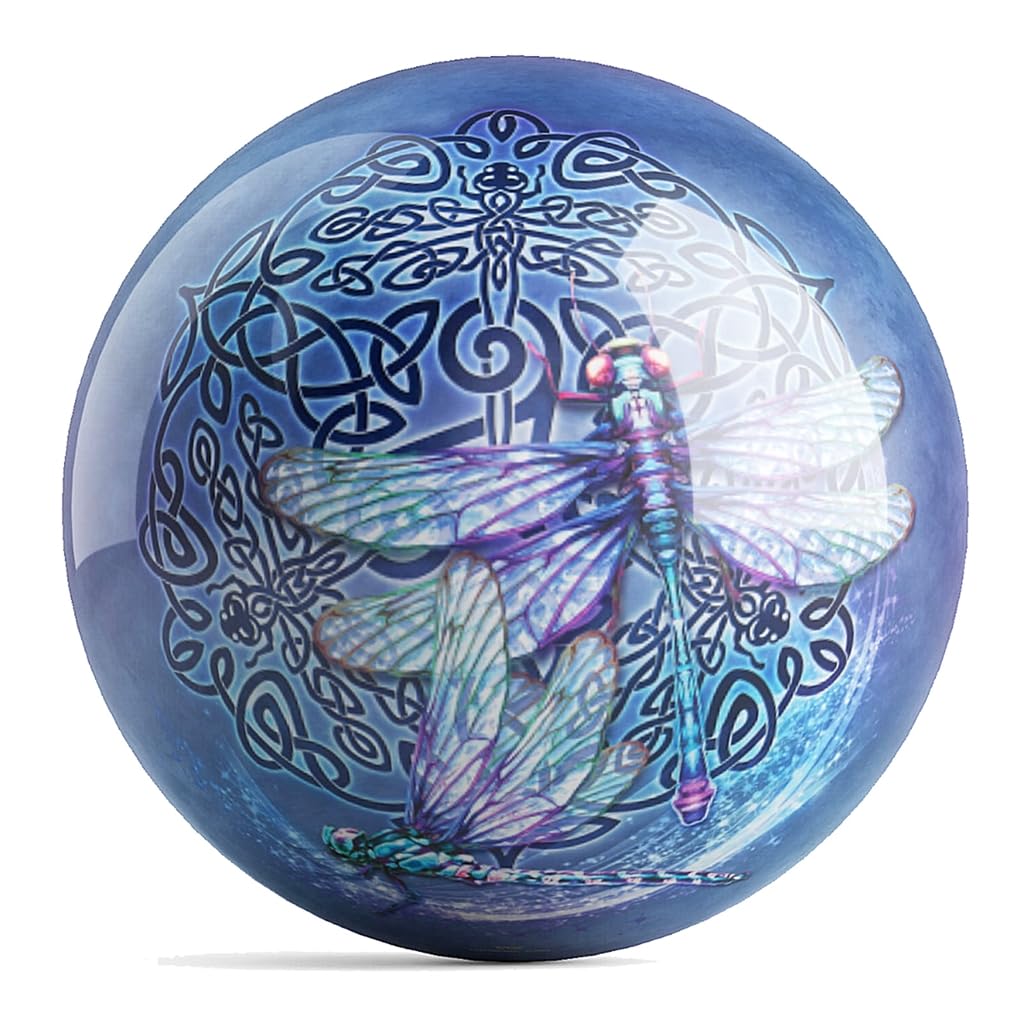 On The Ball Bowling OTB Brigid Ashwood Celtic Dragonfly Bowling Ball UNDRILLED (16) - view 1