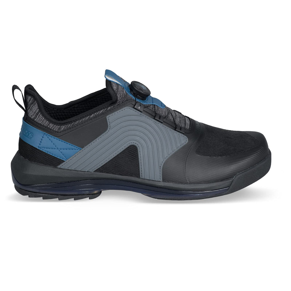 KR Strikeforce Maverick FT Fast Twist Lace System Black/Cobalt Mens Right Hand Medium Width Performance Bowling Shoe (Left Hand Medium, Numeric_9) - view 2