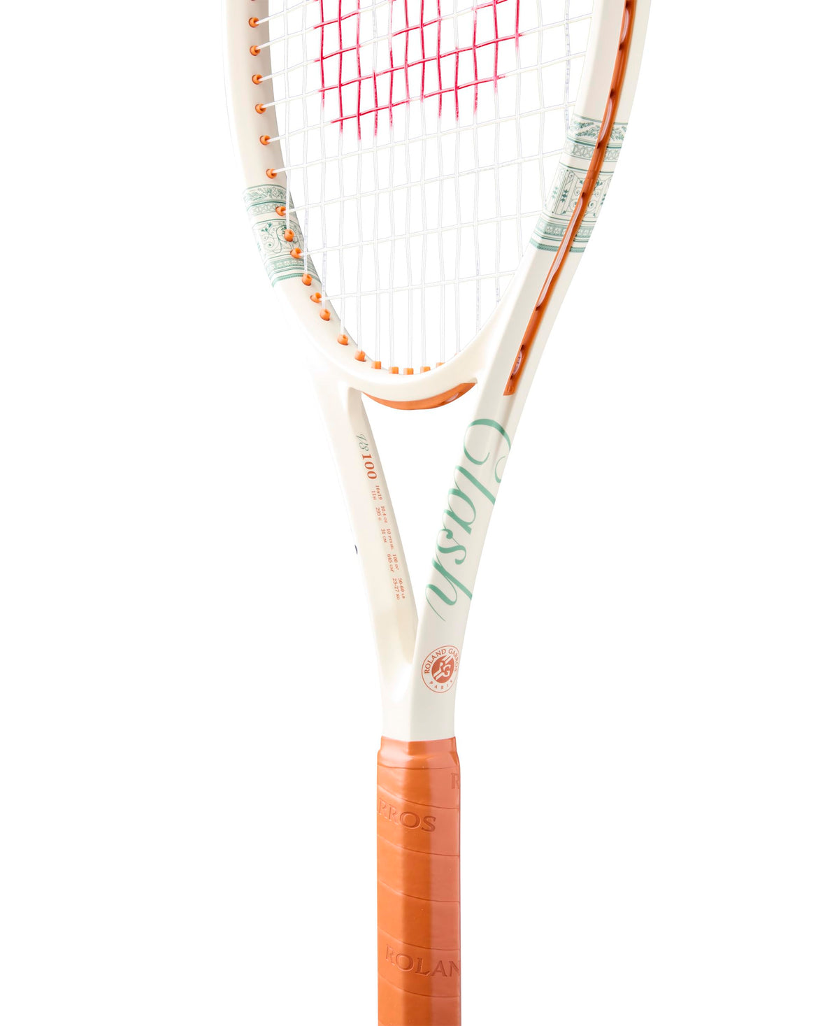 Wilson Clash 100 V3 Roland-Garros 2026 Tennis Racket, Unstrung in Stone - alternate view 5