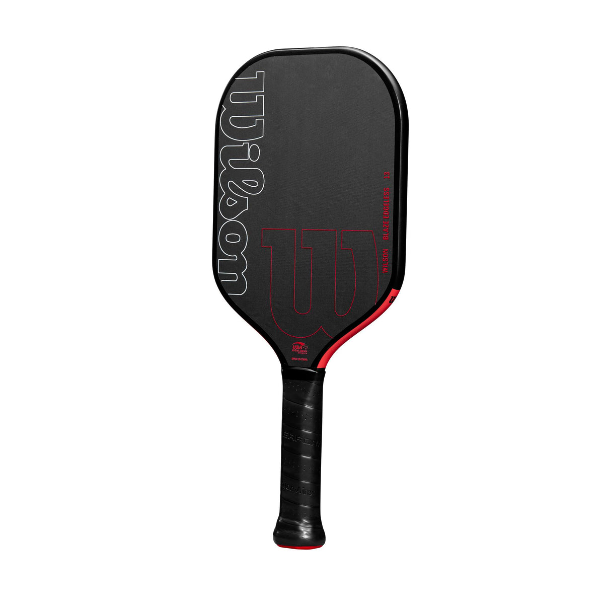 Wilson Blaze Edgeless 13 Pickleball Paddle, Black/Red - alternate view 2