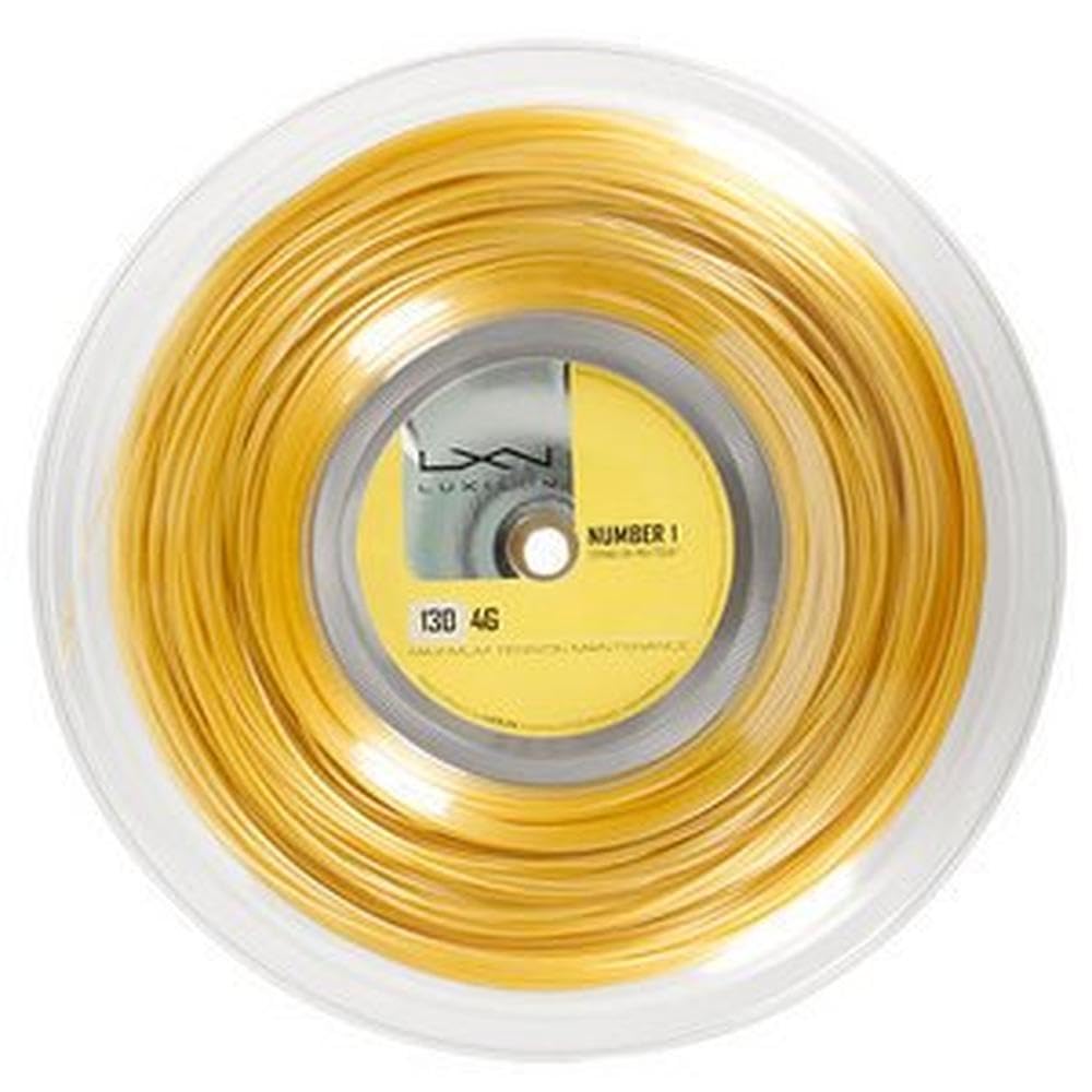Luxilon 4G 130 16 Gauge Tennis String Reel, 200m, Gold - alternate view 3