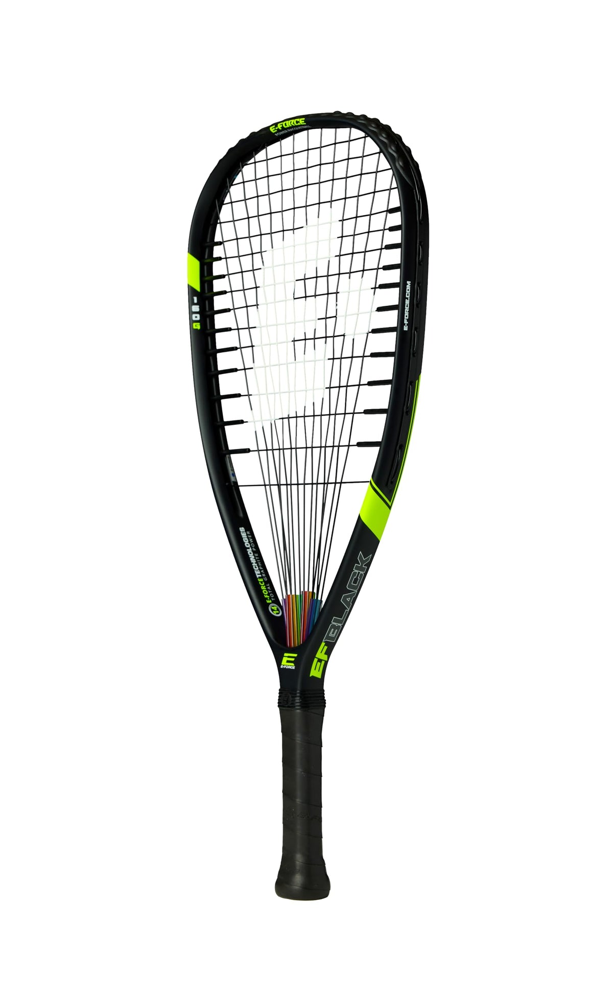 E-Force EFBlack 160 Racquetball Racquet - front view