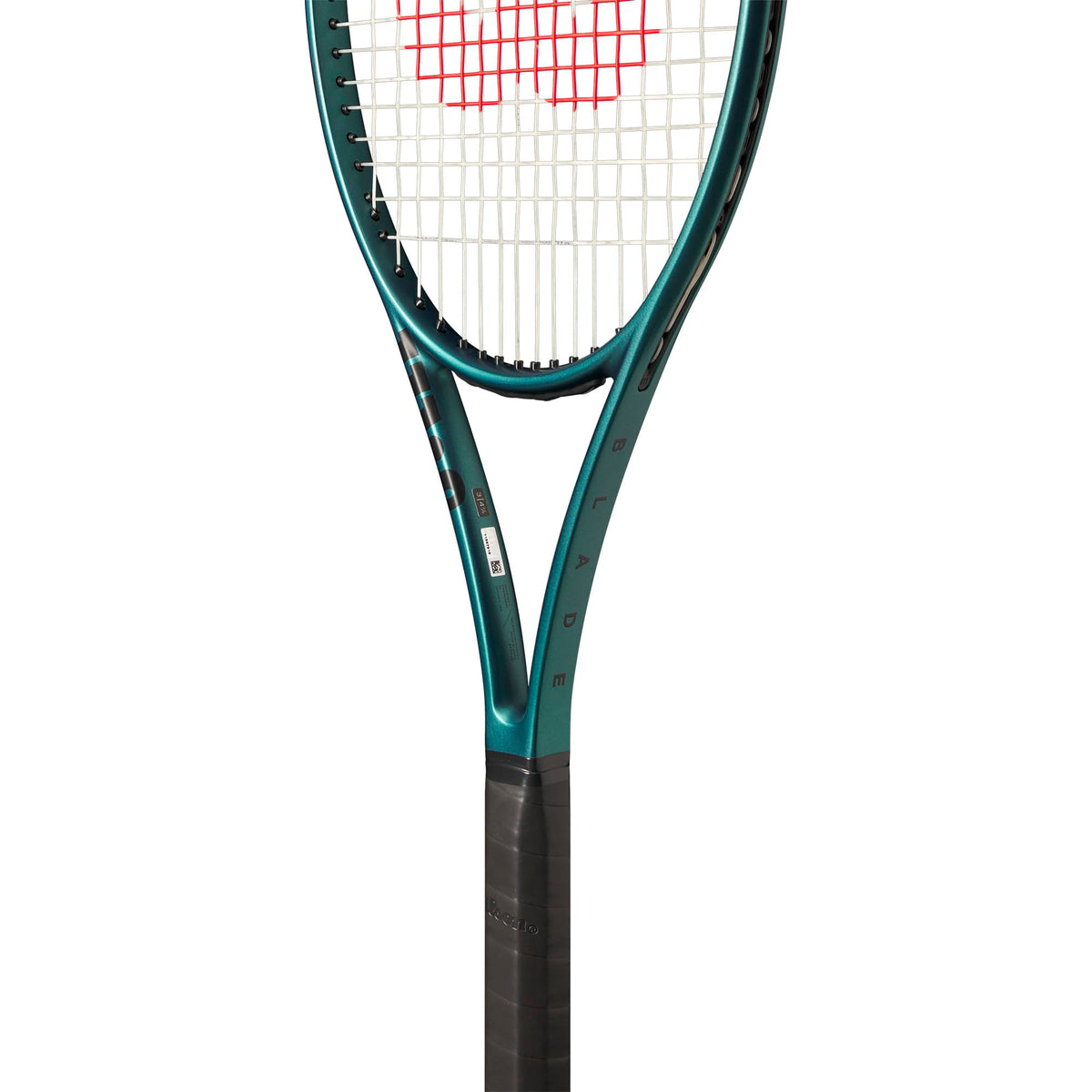 Wilson Blade 98 16x19 V9 Tennis Racket, Unstrung in Emerald Green - alternate view 6