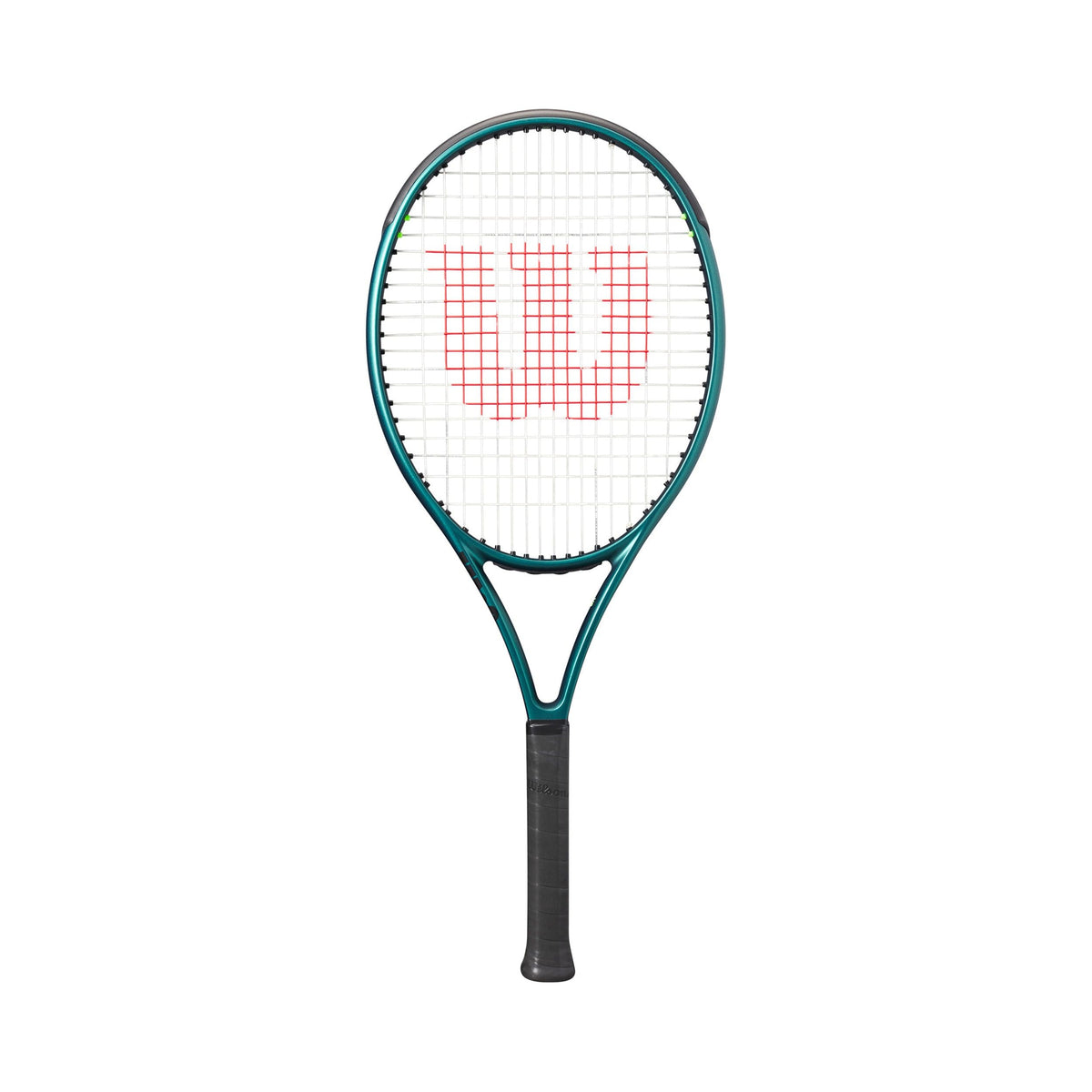 Wilson Blade 26 V9 Junior Tennis Racket, Strung, Emerald Green - main view