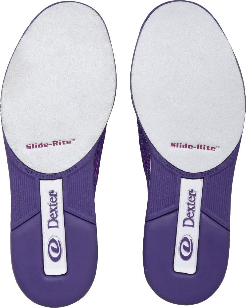 Dexter Women's Harper Knit Purple Multi Bowling Shoes - view 2
